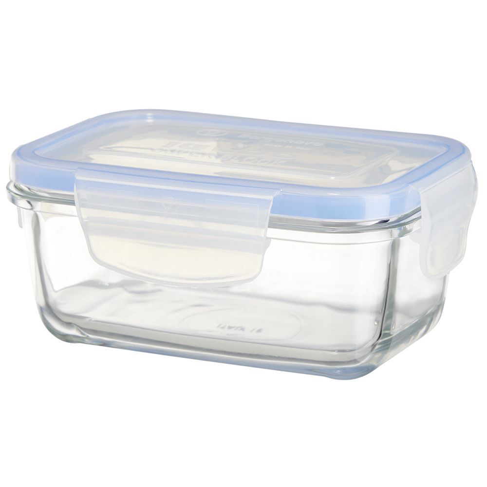 Boîte de conservation en verre hermétique L14xl9,4xH6 cm