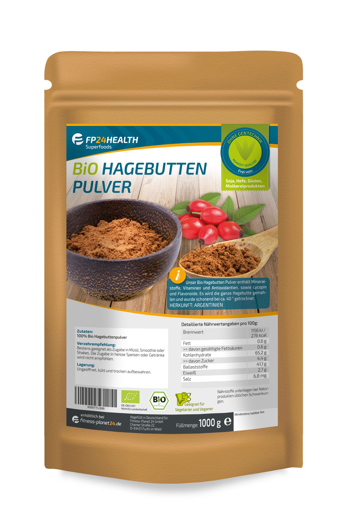 FP24 Health Bio Hagebuttenpulver