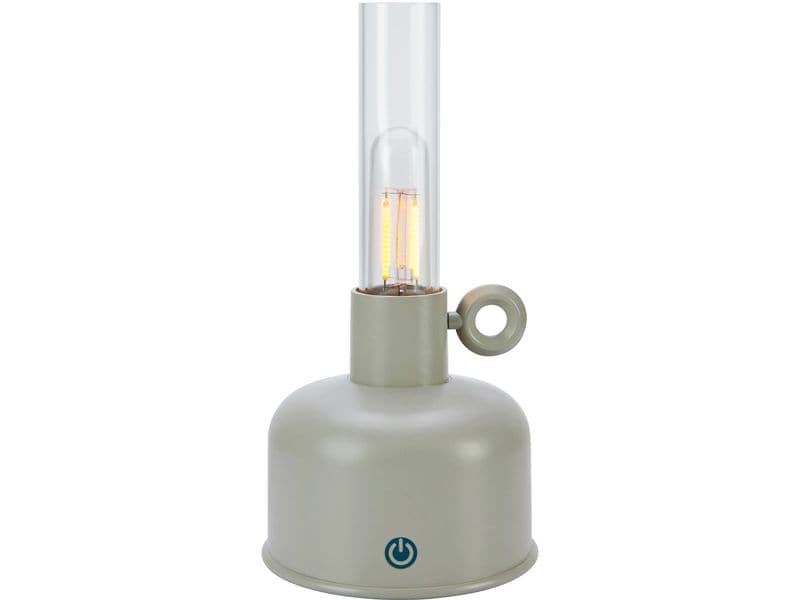 Markslöjd Astrid LED Laterne aufladbarer USB, Silber Tischleuchte