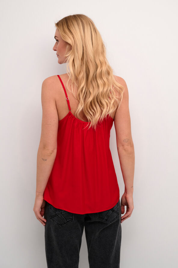 Cream CRAnna Top Flame scarlet