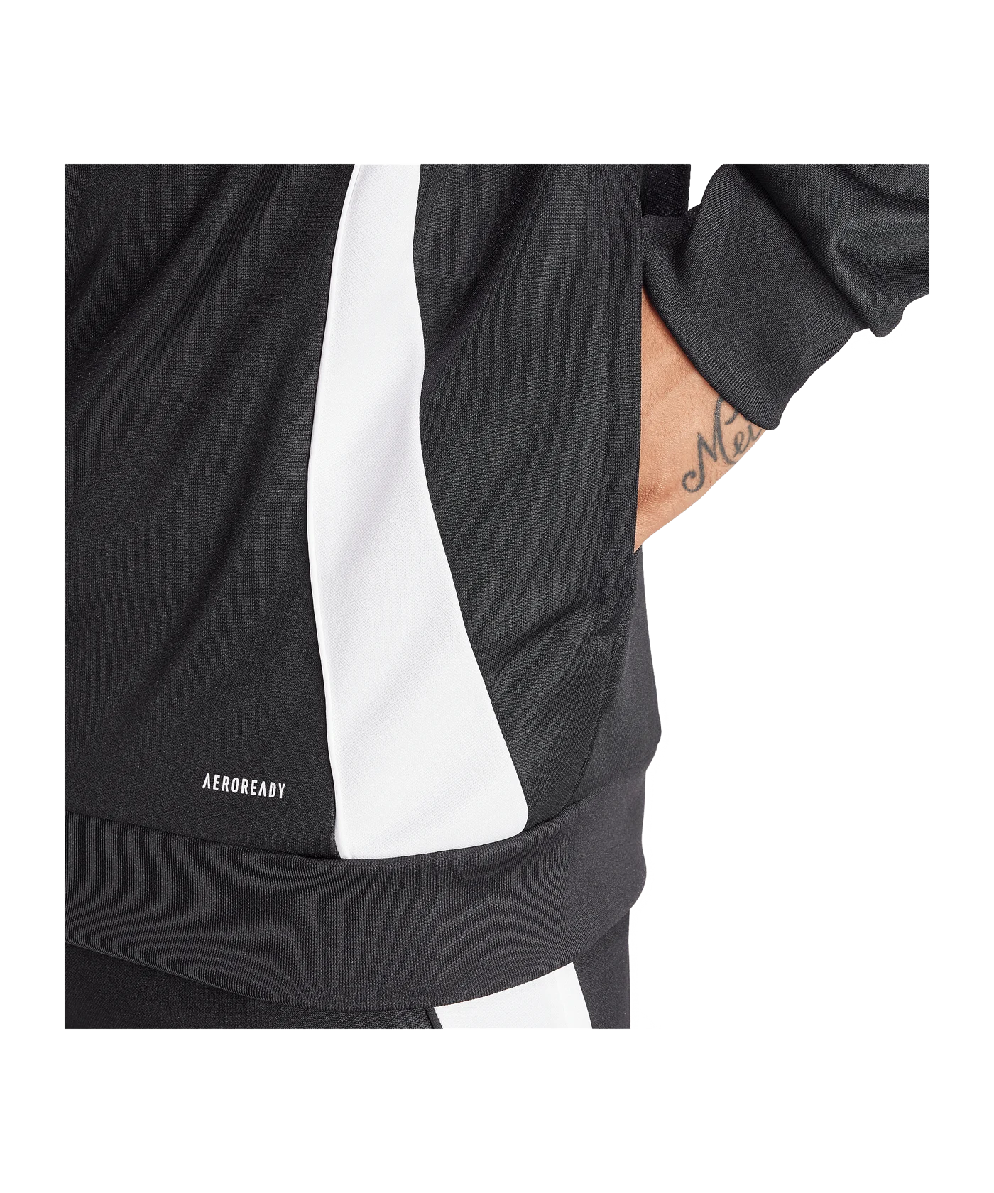 adidas Tiro 24 Trainingsjacke Schwarz Weiss