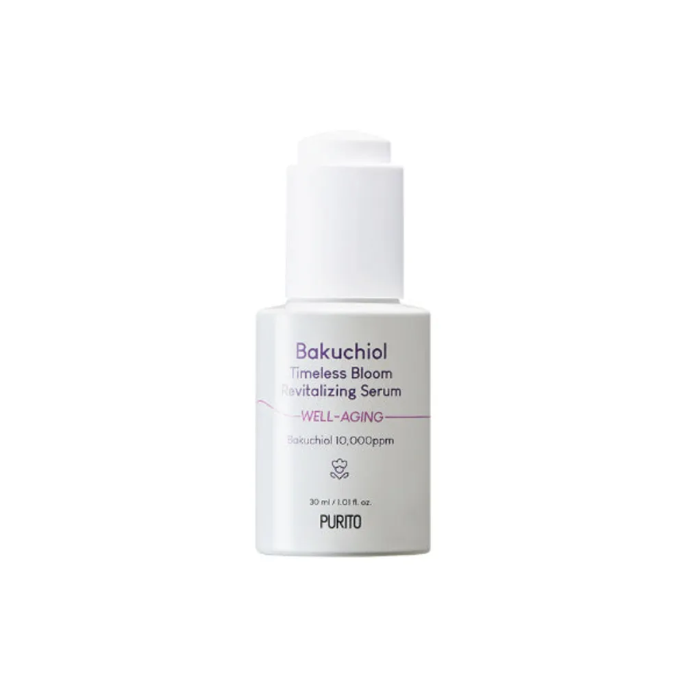 Purito Bakuchiol Timeless Bloom Revitalizing Serum - 30 ml.