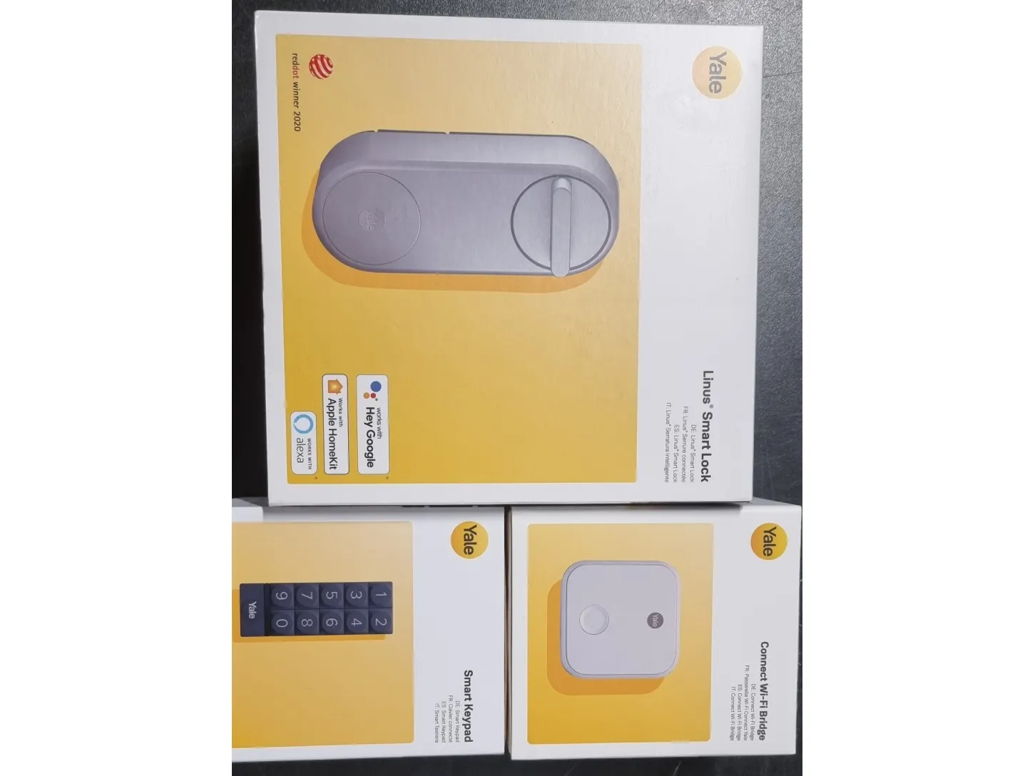 [OUTLET] - Yale Linus® Smart Lock (Srebrny)   Bridge   Keypad