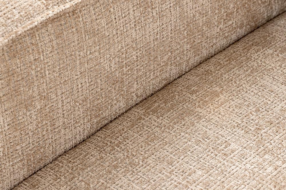 Riess Ambiente Design 3-Sitzer Sofa Bossa NOVA - 260cm - Greige Chenille XXL-Couch Sofa Wohnzimmercouch