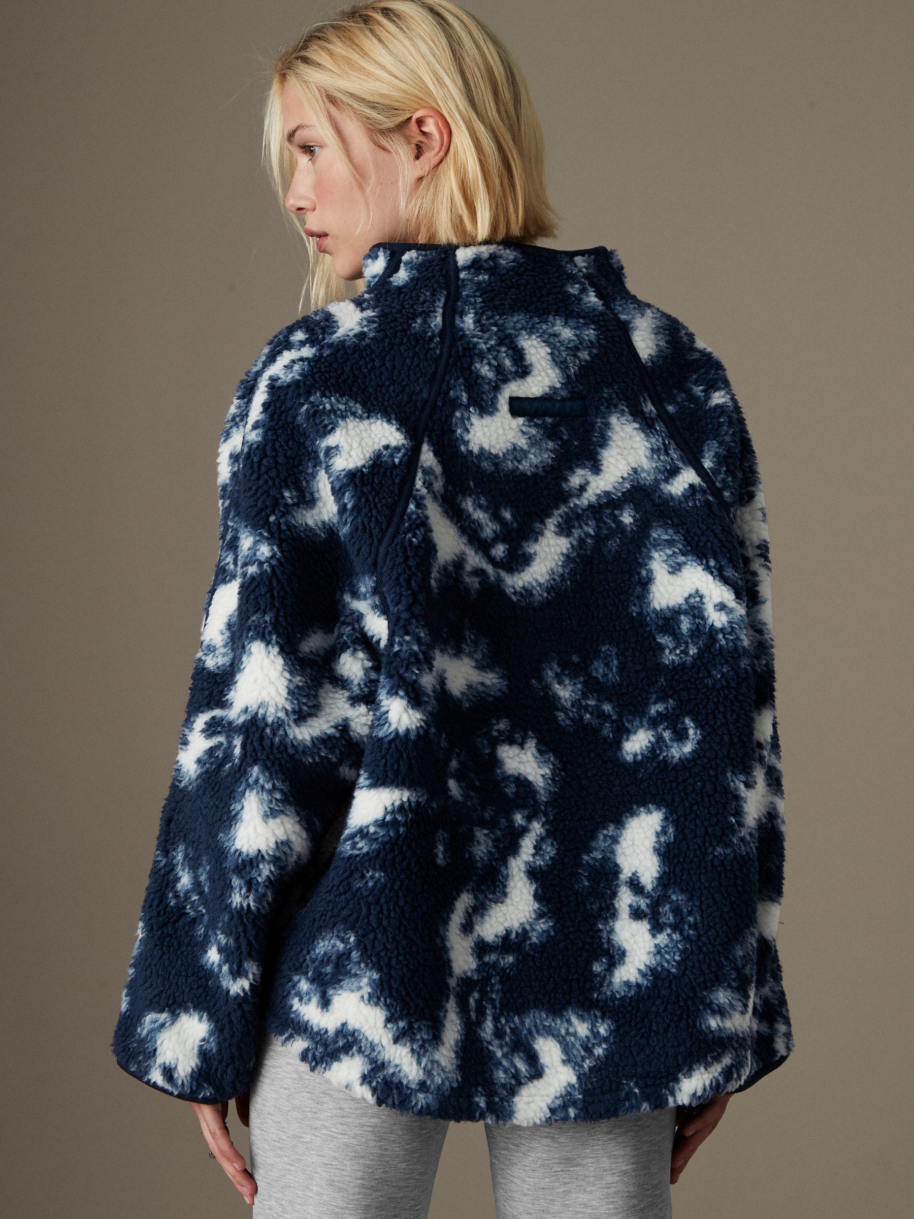 Blauw - Active Teddy Borg Fleece Jacket