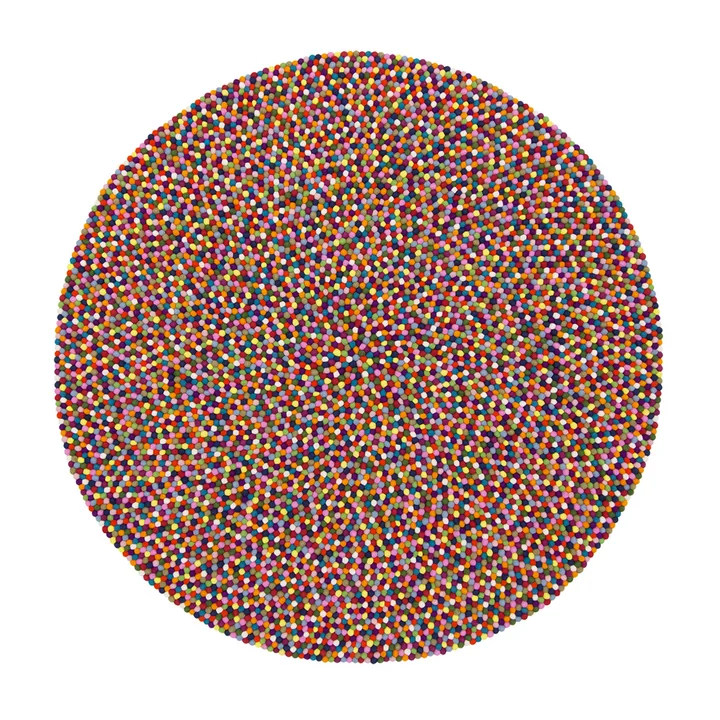 myfelt - Lotte Filzkugelteppich, Ø 200 cm