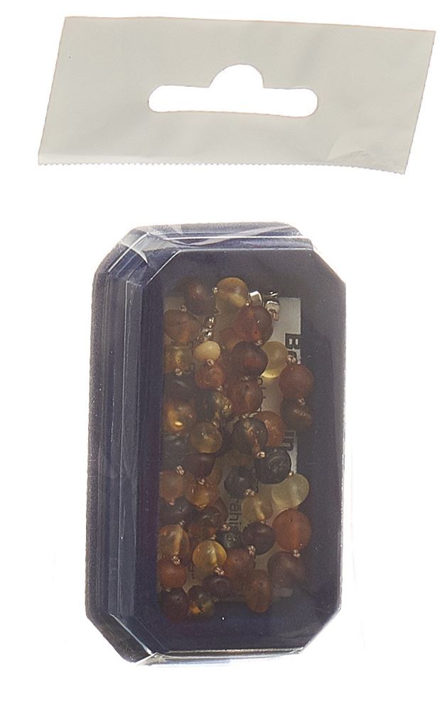 AMBERSTYLE Bernsteinkette multicolor matt 36cm mit Magnetverschluss 1 Stk