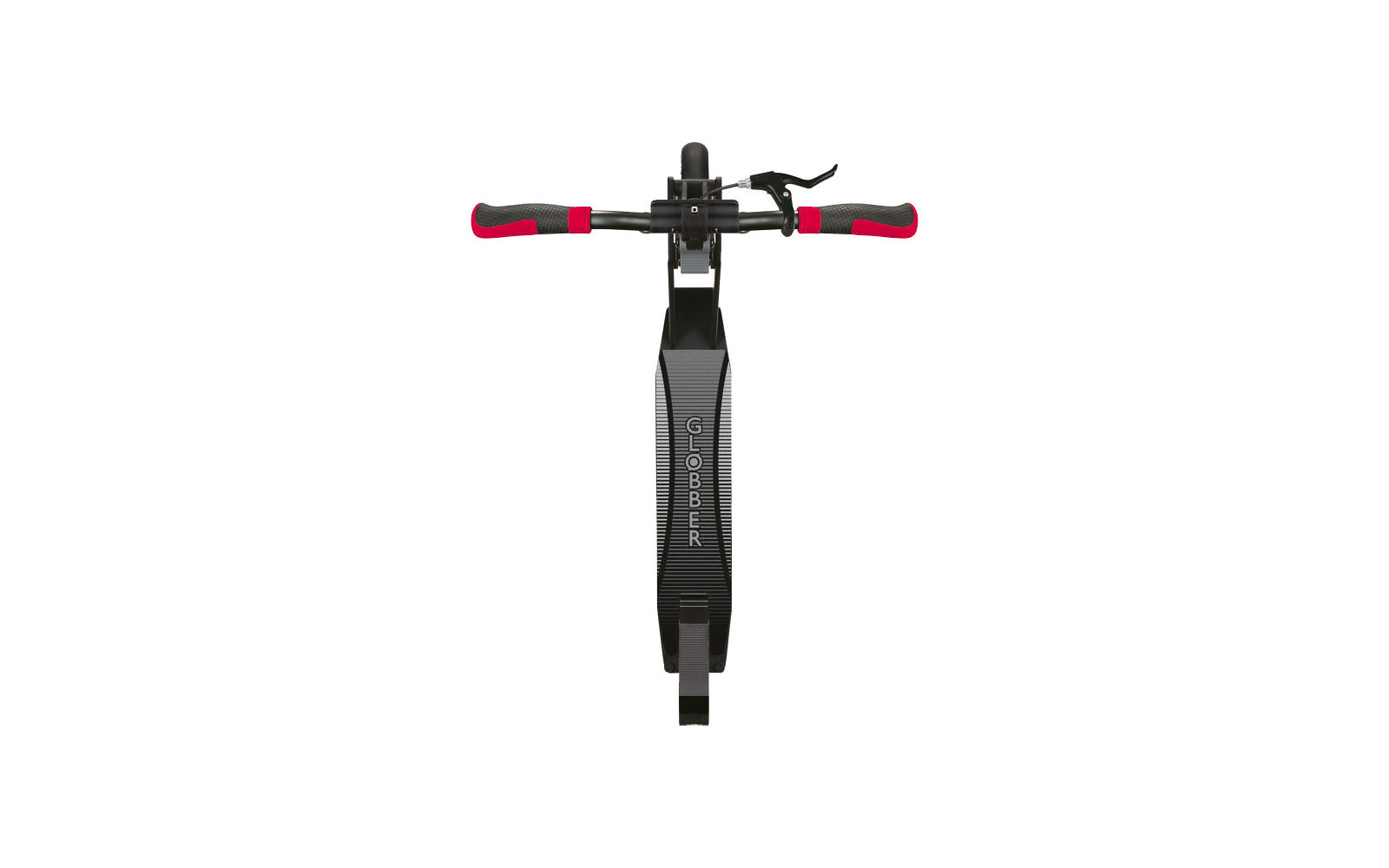 Globber One K 165 klappbarer Scooter mit Handbremse Silber