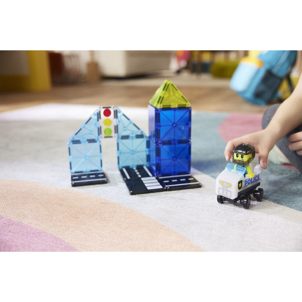 Køb Magna-Tiles® Police Patrol 20 Pcs