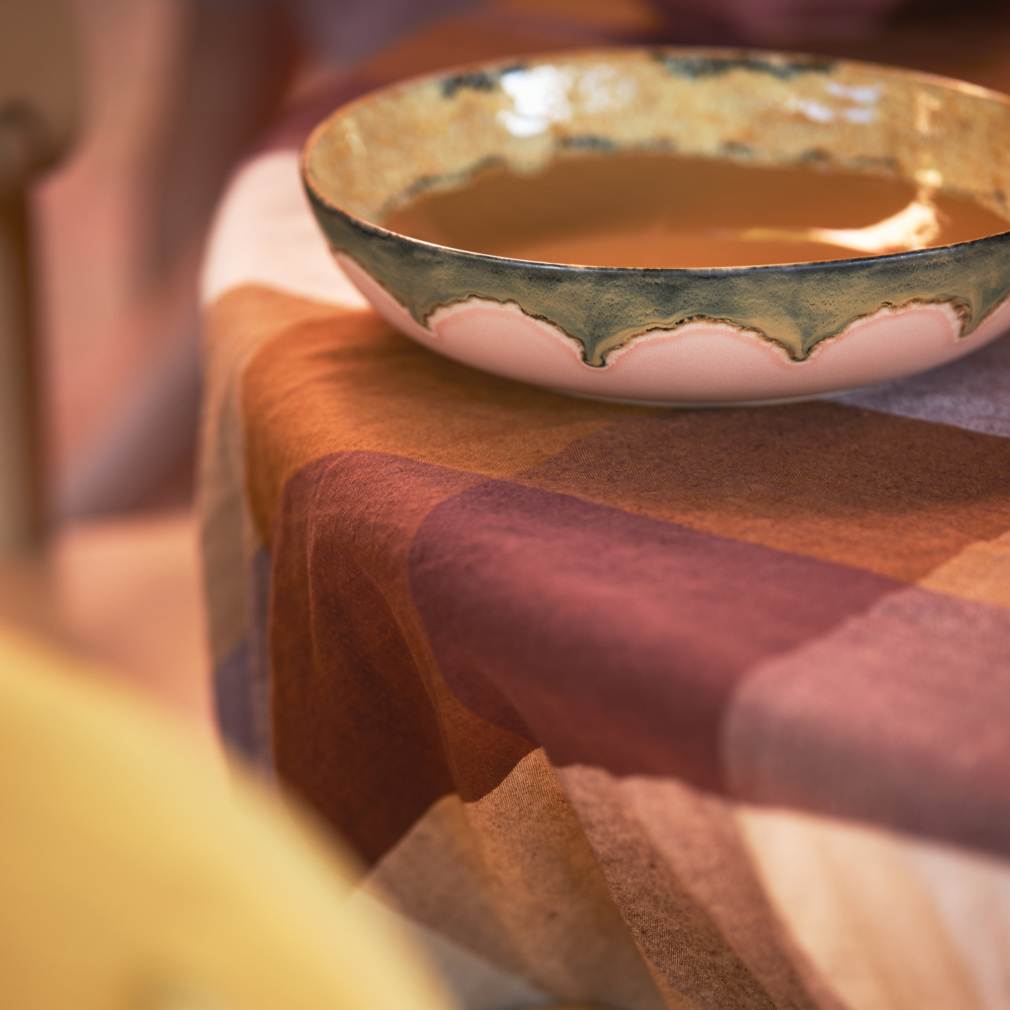 Servies 70's Ceramics Salad Bowl sunflower