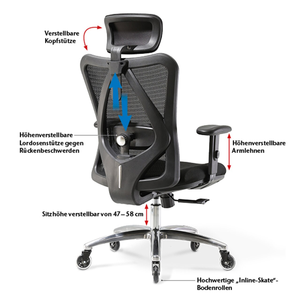 aktivshop Ergonomischer Bürostuhl aktiv »Flex«