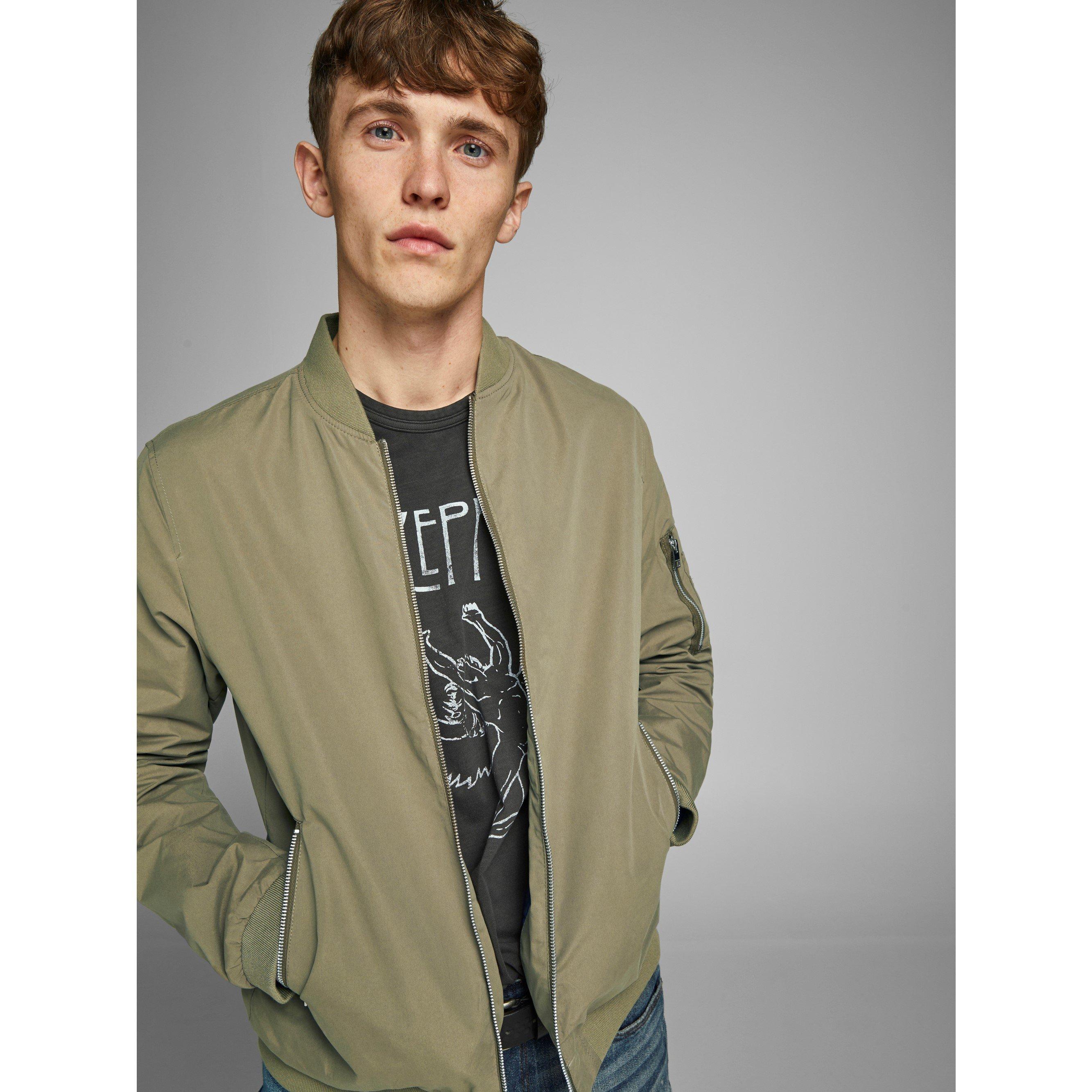 Jack and Jones Rush Bomber Jacket Mens