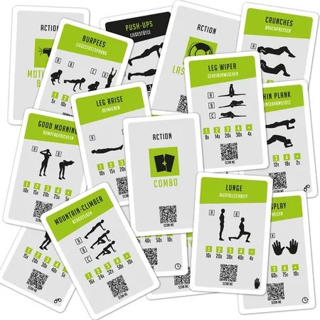 Dont Quit Fitness Kartenspiel