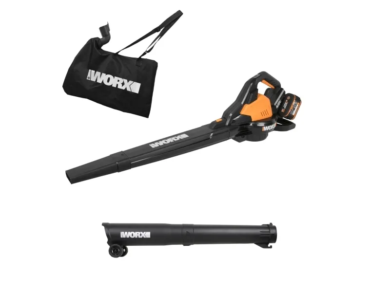 Worx WG583E.9 - Havesugemaskine/bladblæser - ledningfri - 40 V - 4 Ah - intet batteri - 696 m³/h - 335 km/h - 2.9 kg - SOLO