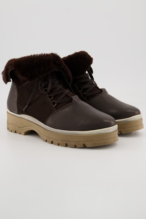 Lederboots, Schurwoll-Futter, Komfortweite