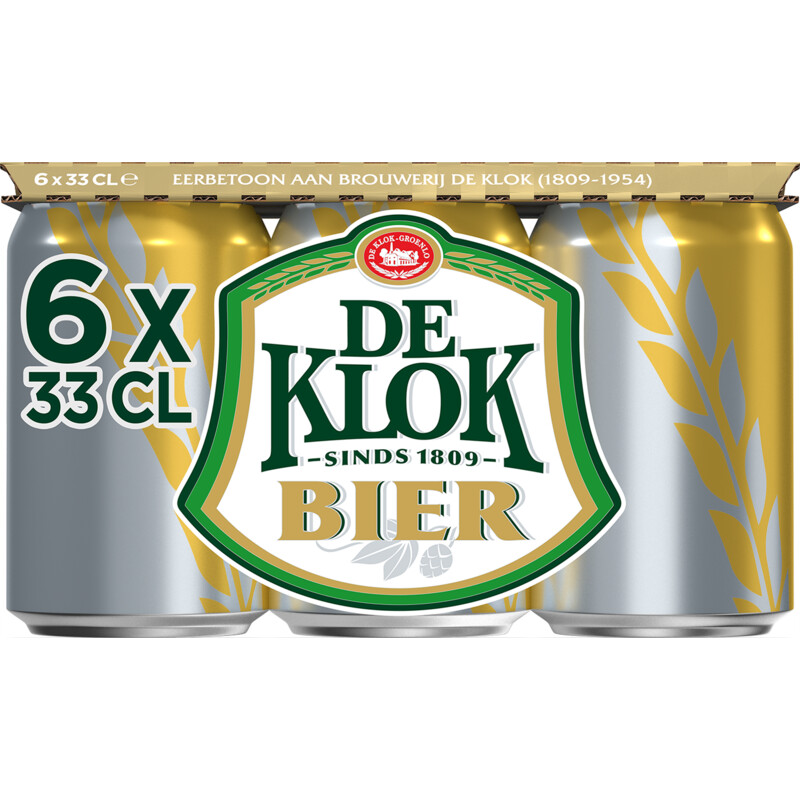 De Klok Bier 6-pack