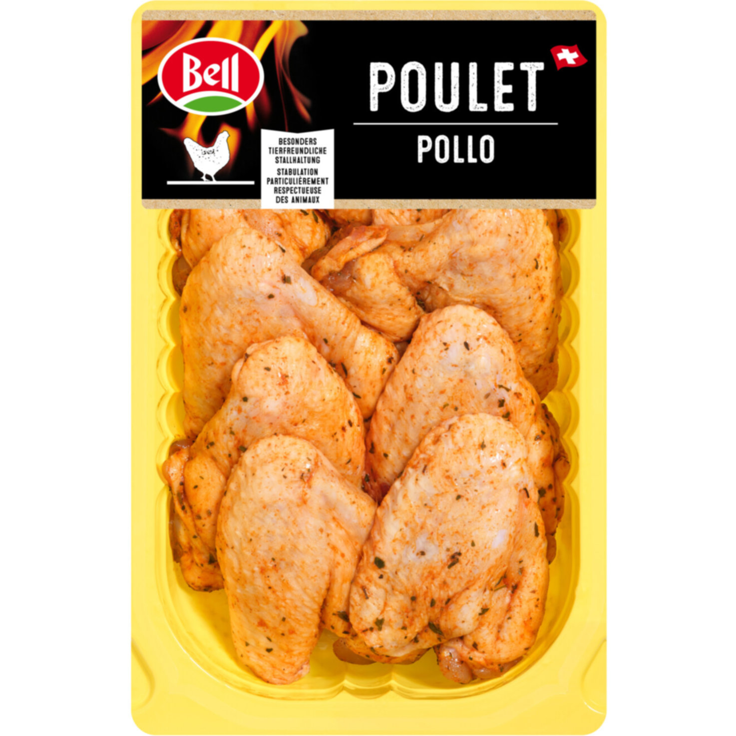 Bell Pouletflügel gewürzt ca. 550g