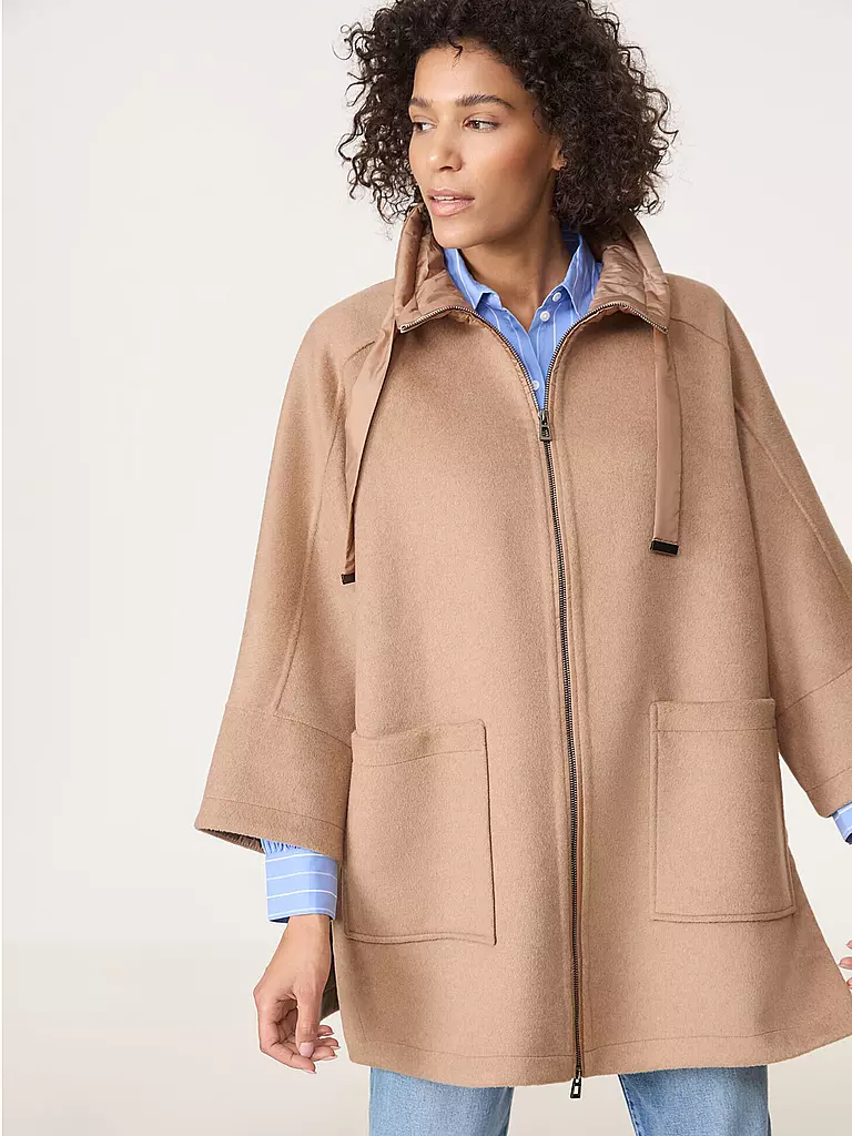 GERRY WEBER Poncho - Cape camel