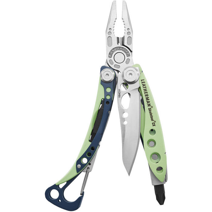 Leatherman Skeletool CX Verdant BL<br>Lett og liten med de viktigste 7 verktøyene