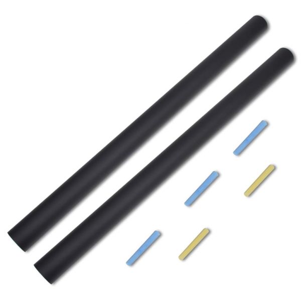 Pack 2 Autocolantes Quadro Negro com Gizes 0,6x2 m - 140898