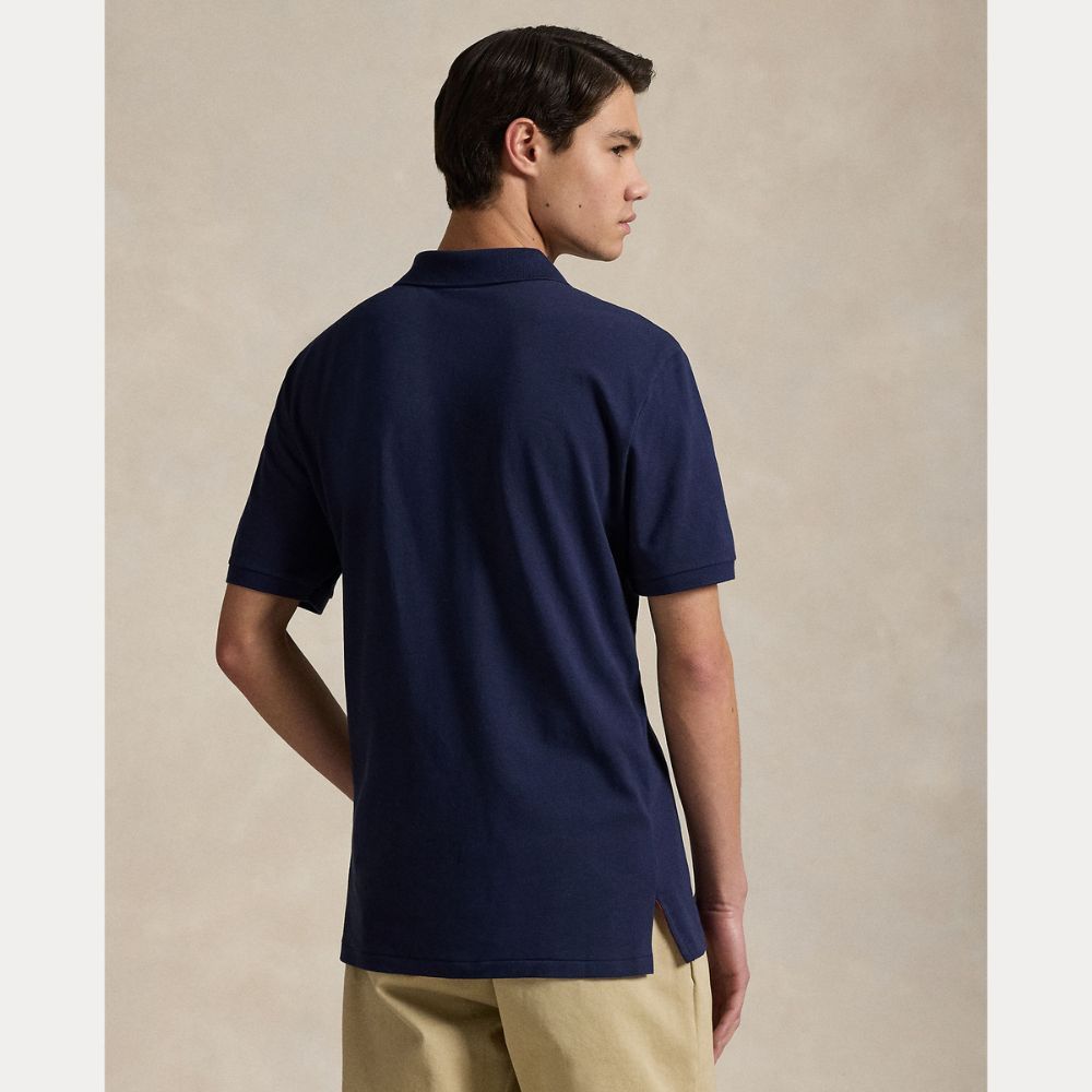Tailored Fit Pique Herre Navy