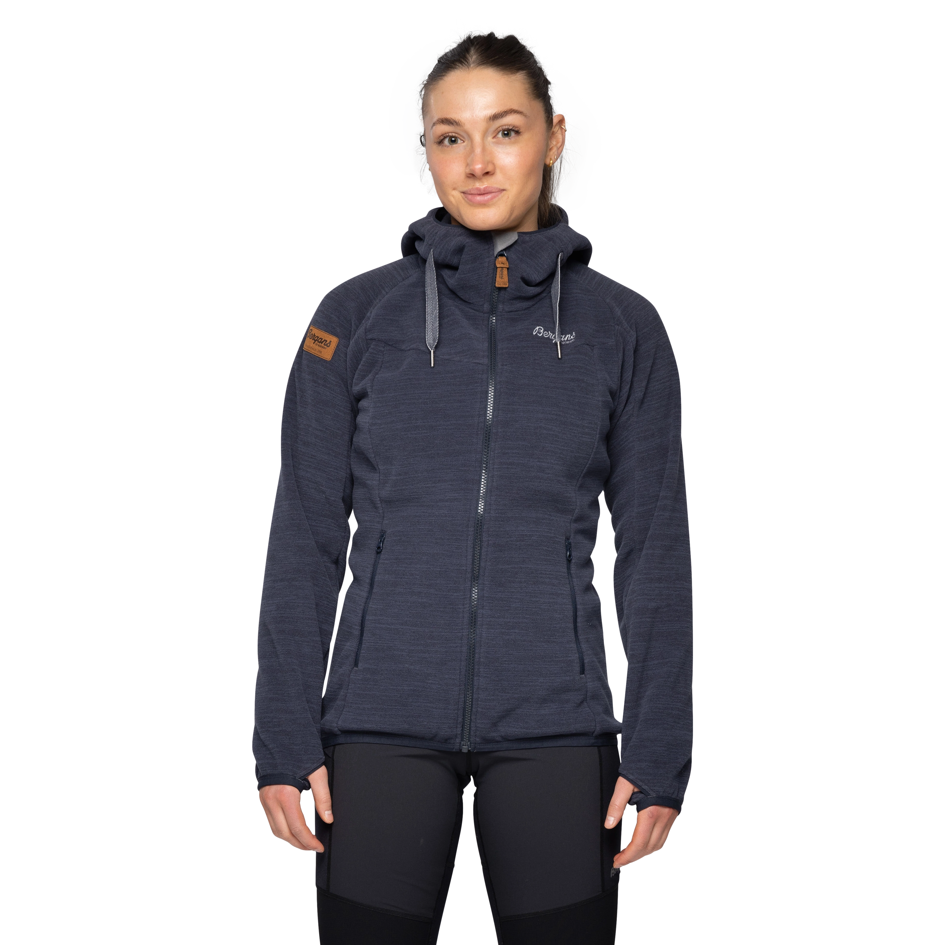 Hareid Fleece W Jacket Dark Navy
