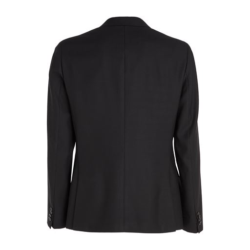 Calvin Klein Bi-Stretch S100 Wool Slim Blazer, Ck Black, 56