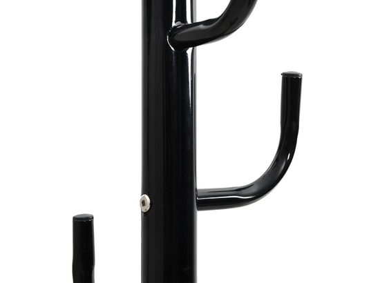 VIDAXL - Porte manteau Porte-manteau noir 183 cm fer enduit de poudre