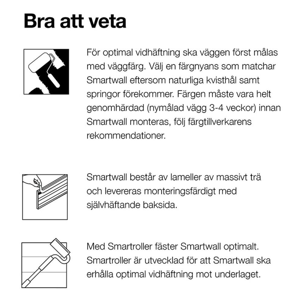 VEGGPANEL SMARTWALL STOCKHOLM 4X127X1200MM