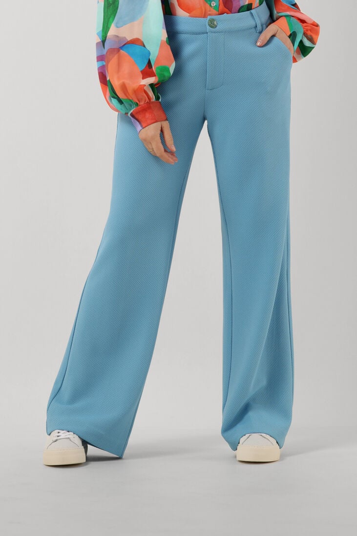 POM AMSTERDAM blauwe pom amsterdam pantalon pants  7157