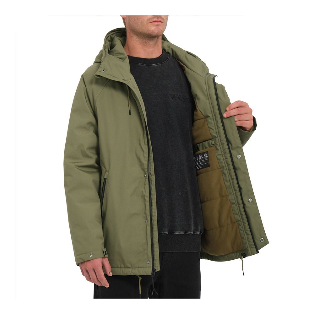 Volcom STOKE STONE II 5K - Veste Homme wintermoss