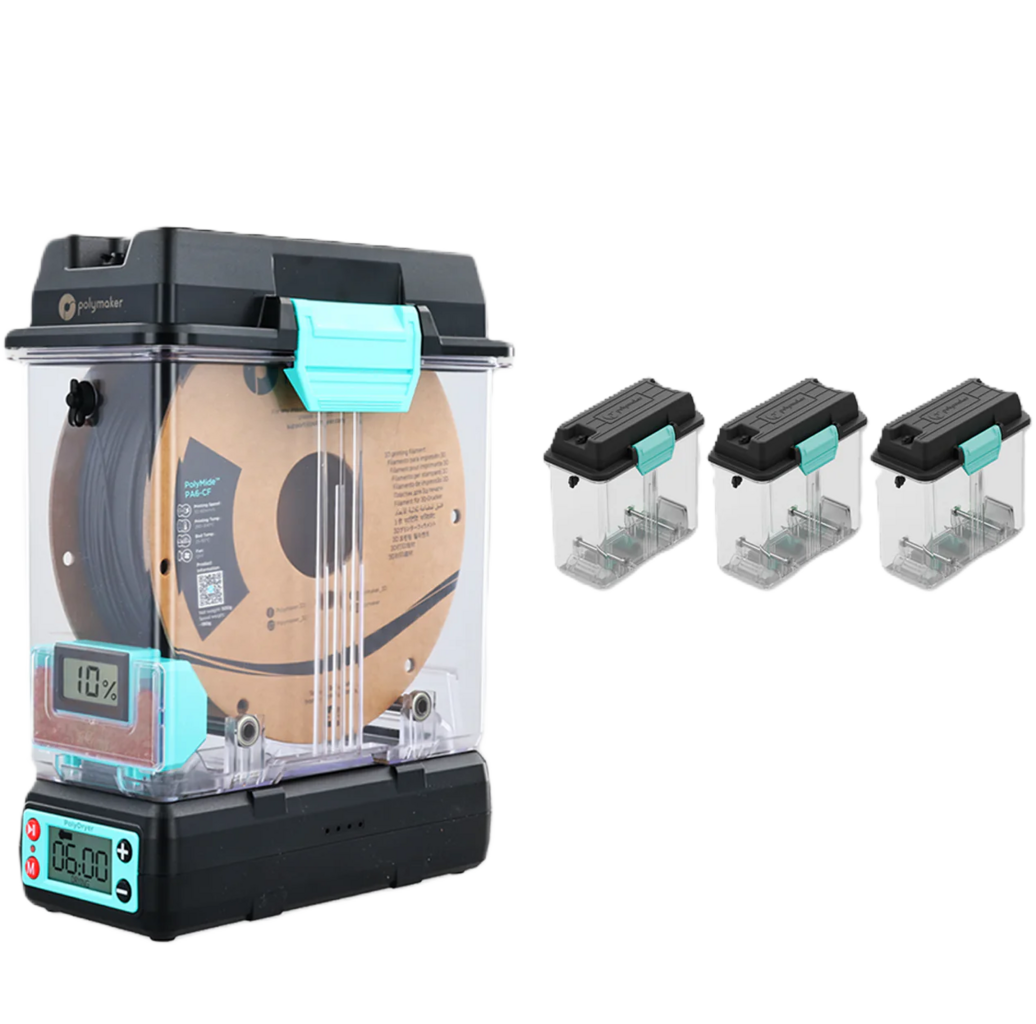 Polymaker  PolyDryer Storage Bundle, 1 Set    All-in-One Trocknung & Lagerung von Filamenten