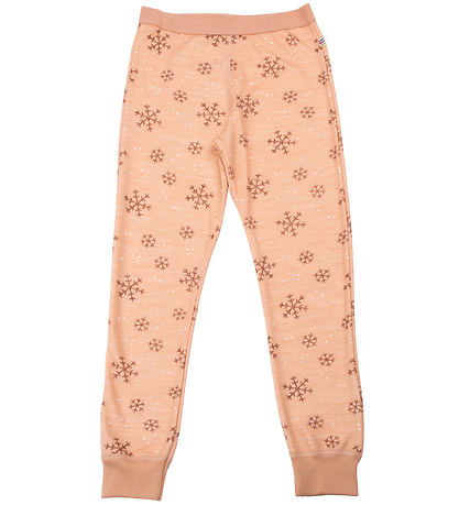 Joha Leggings - Wolle/Bambus - Pfirsich