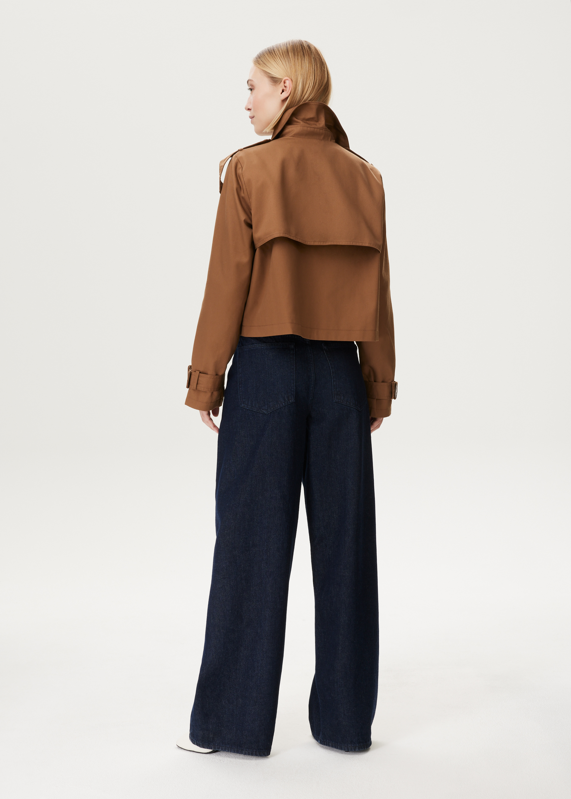 Korte trenchcoat