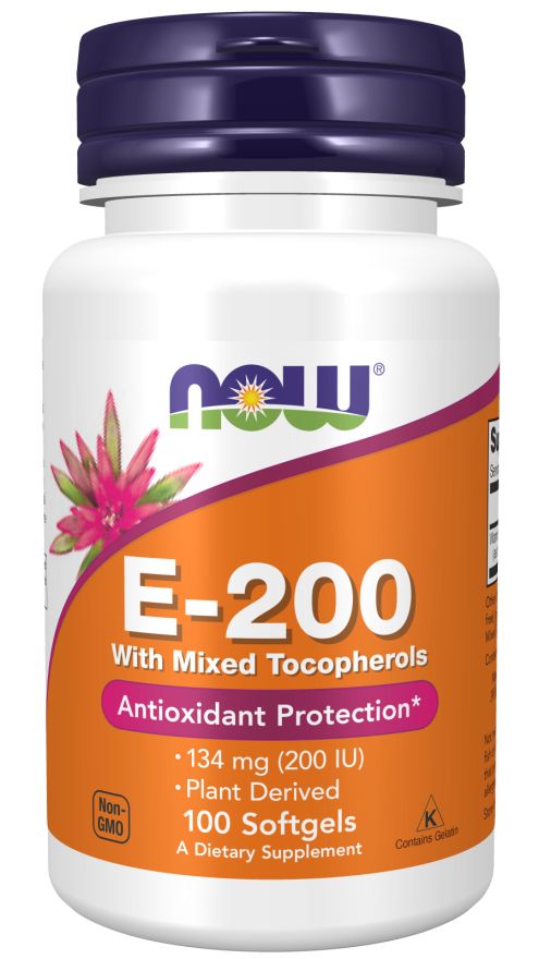 Now Foods Vitamin E-200 mit gemischten Tocopherolen