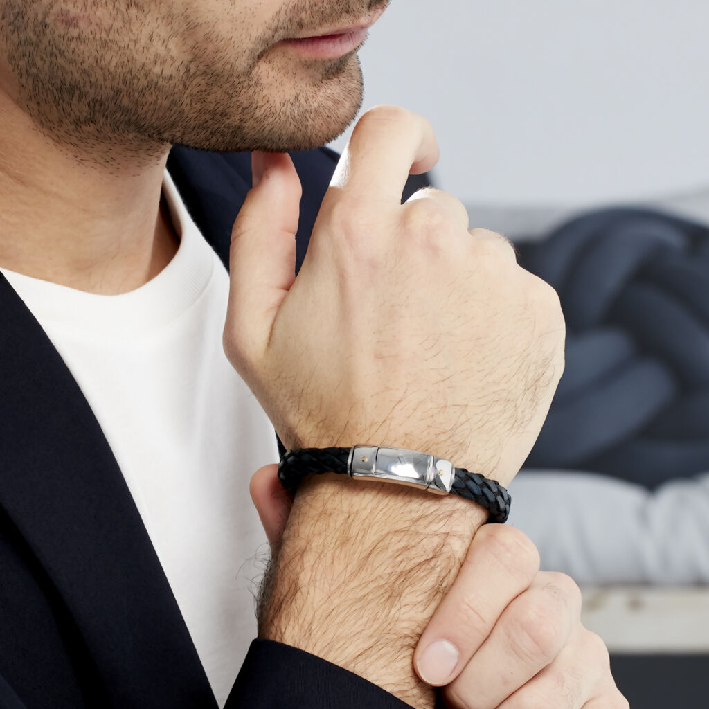 Bracelet Hauc Acier Bicolore