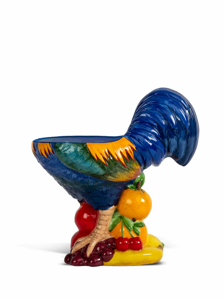 BYON  Fruity Rooster skål, multi - H26,5 cm.