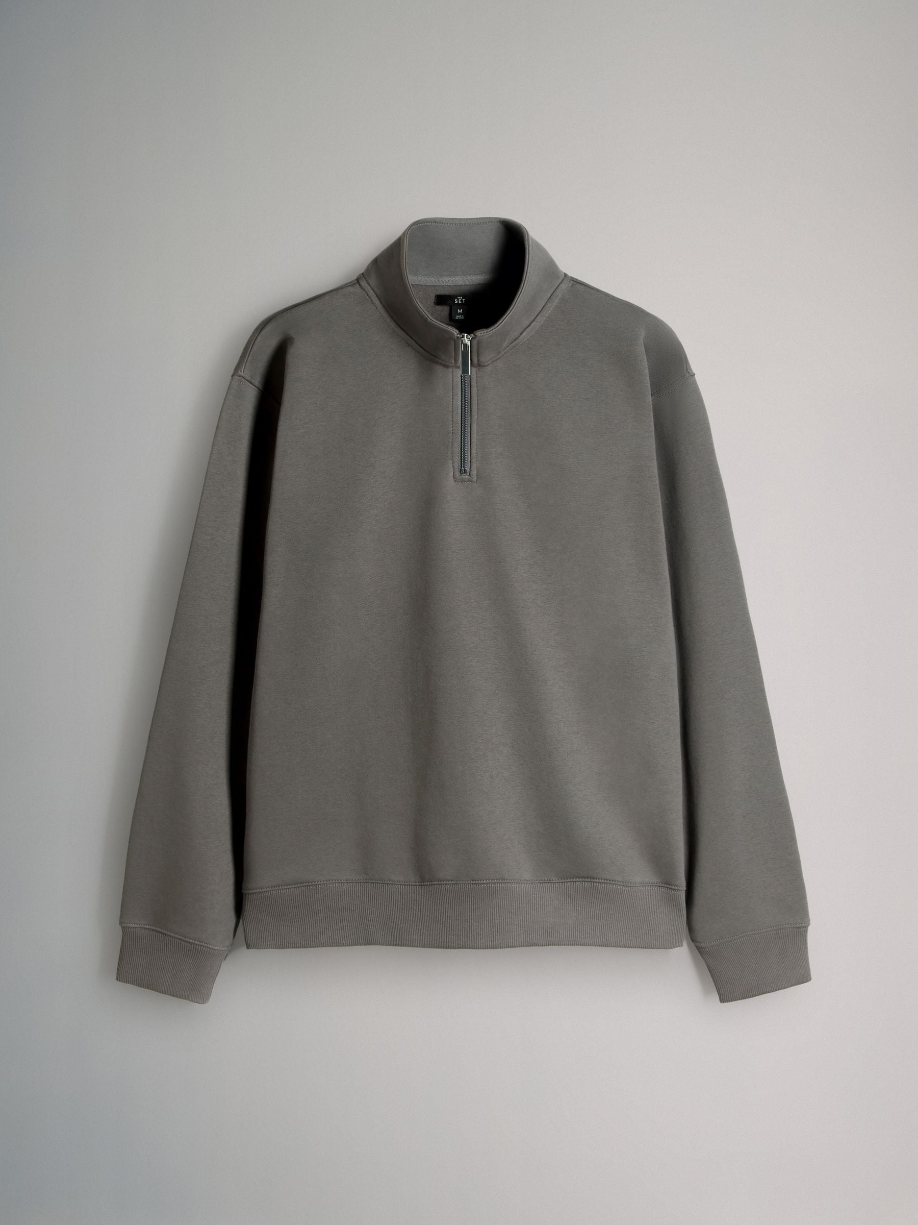 Zwart/grijs - The Set 2 Pack Zip Neck Sweatshirt