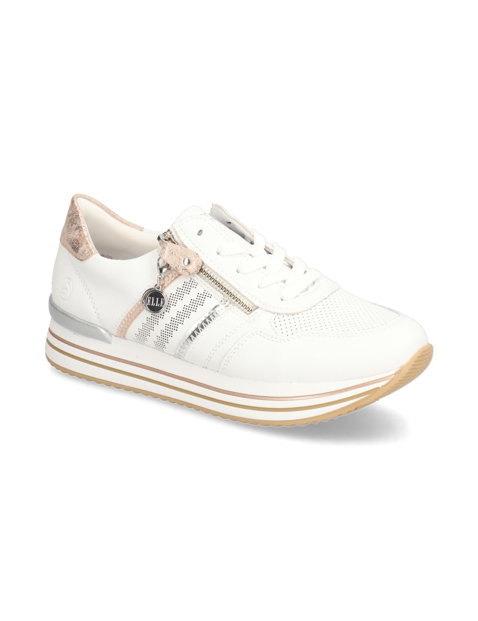 Lederkombination Sneaker