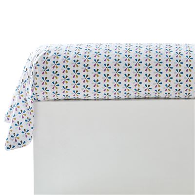 Linge de lit motif rosaces - BECQUET CRÉATION