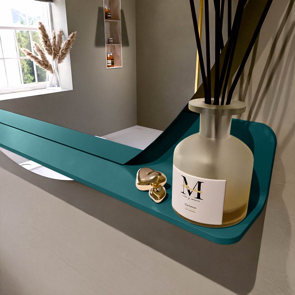 Mondiaz Spot spiegel rond Ø120cm met planchet smag