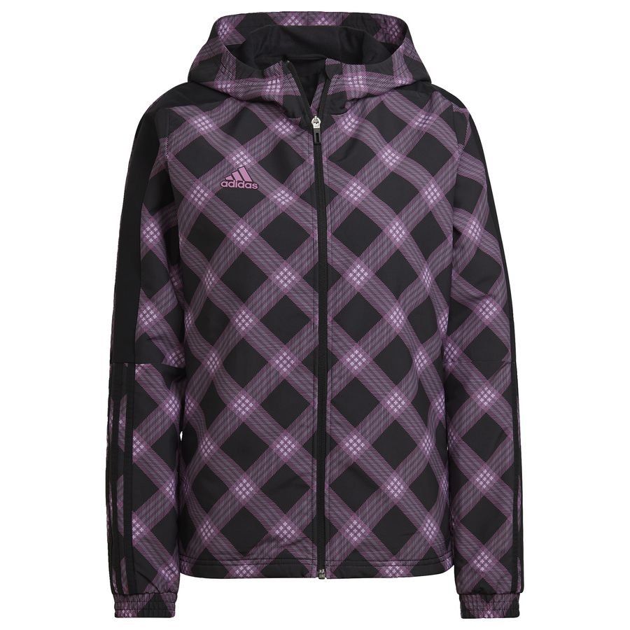 adidas Coupe-Vent Winterized Tiro - Noir/Rose Femme
