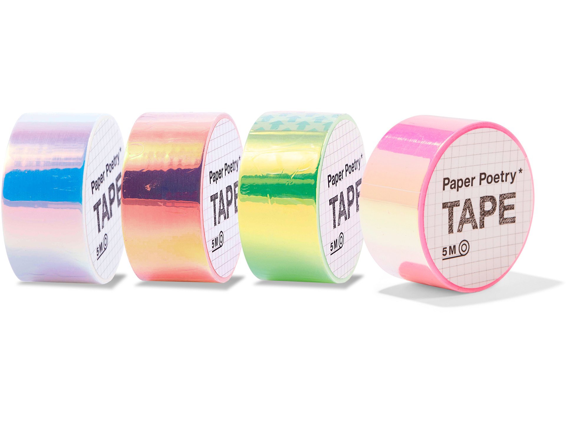 Klebeband Paper Poetry Mirror Rainbow Tape