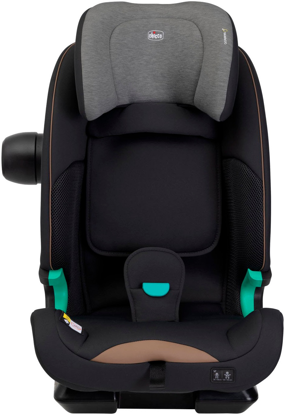 Chicco Autokindersitz »Autokindersitz Seat&Go i-Size, Posh Black« ISOFIX-Befestigung
