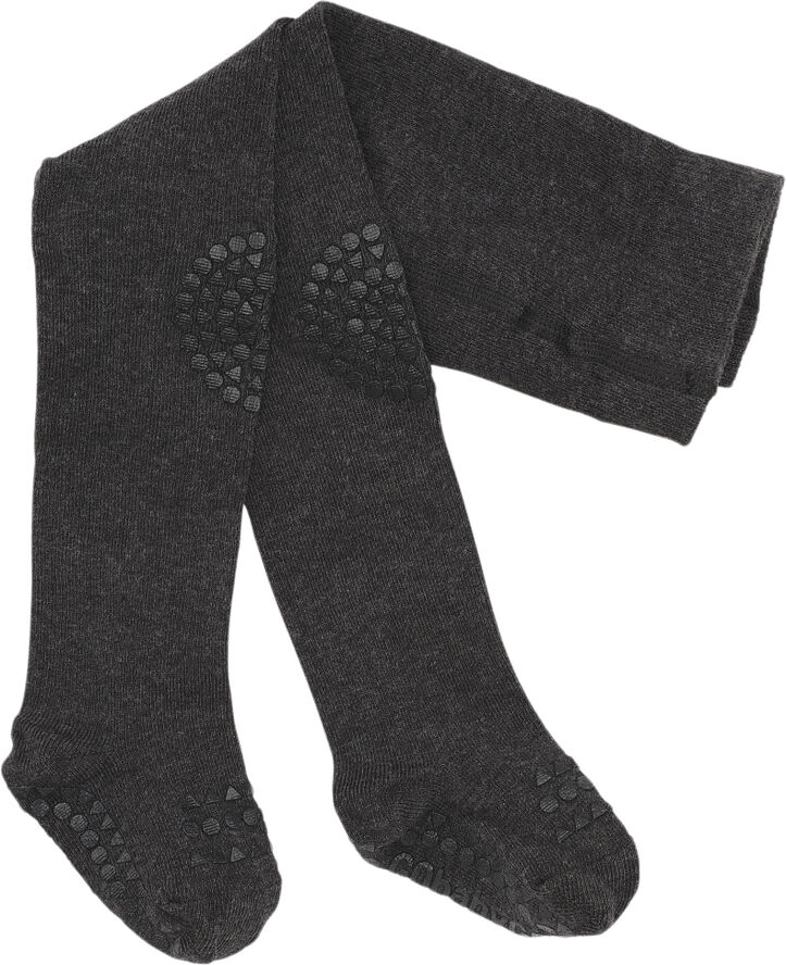 GoBabyGo Crawling tights - Organic Cotton L Dark grey melang