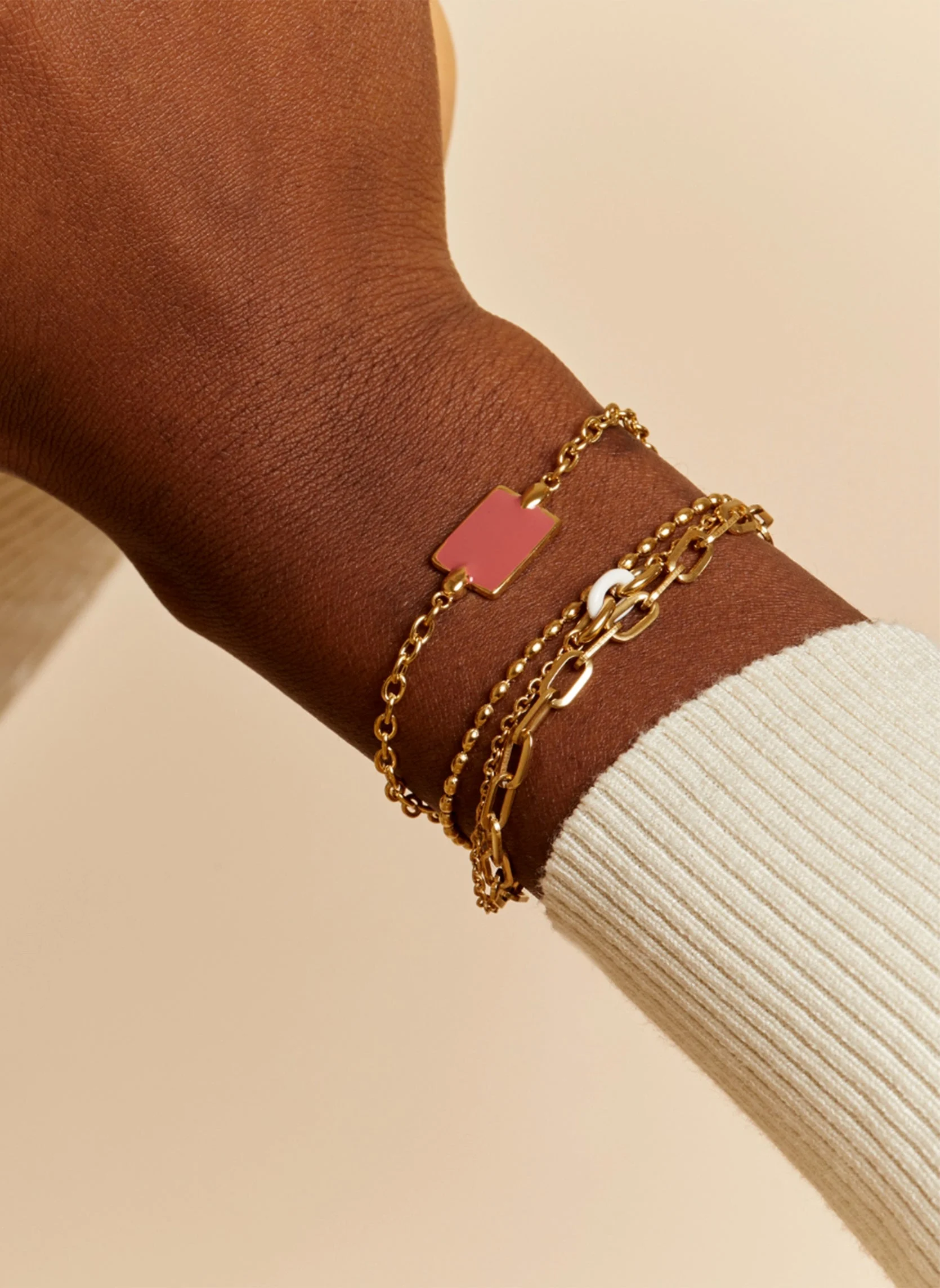 CAPRICNE - Collier chaîne capricorne | Marron