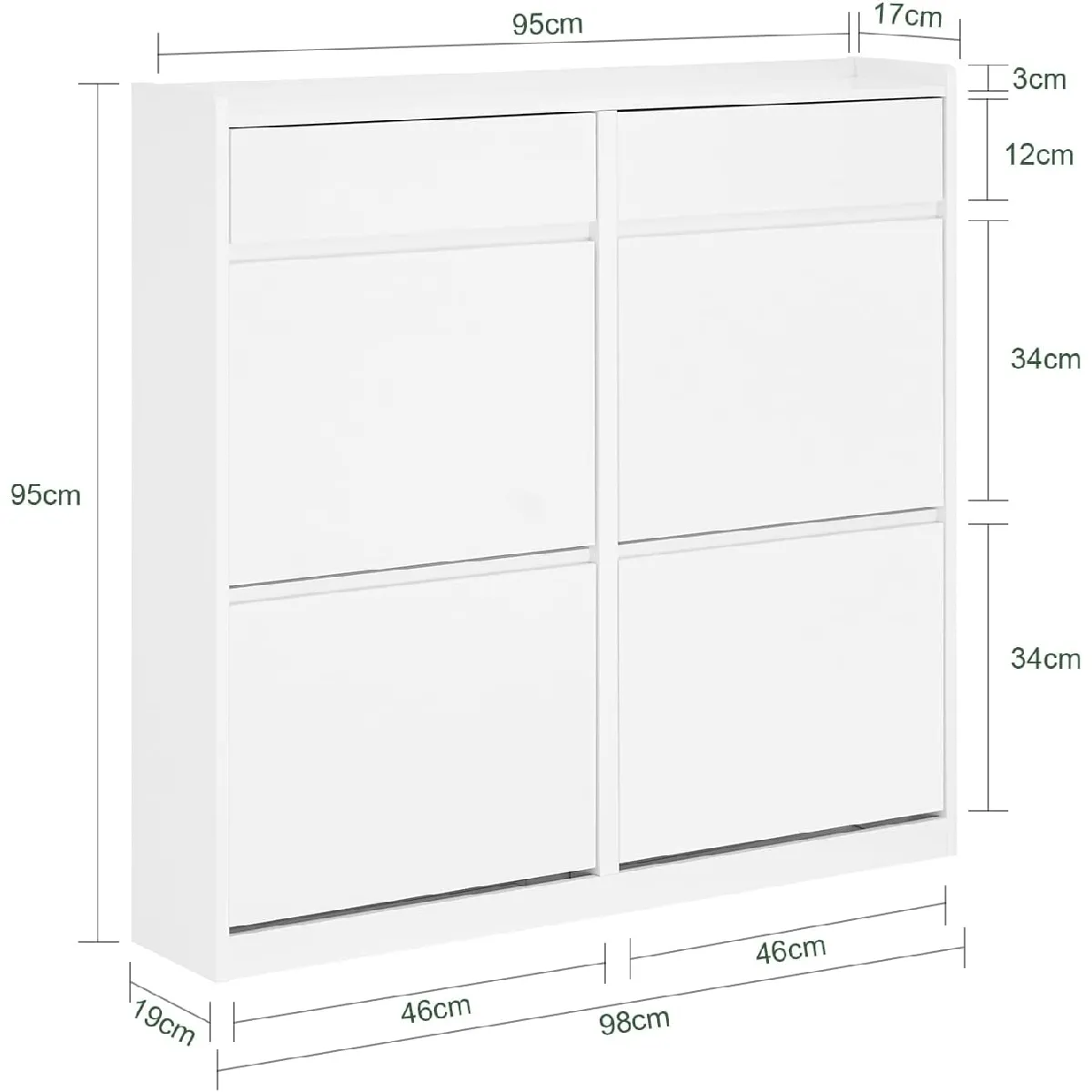 SoBuy FSR169-W - Blanc
