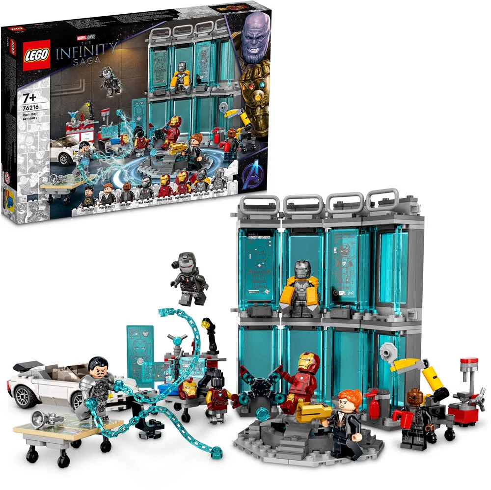 LEGO® MARVEL SUPER HEROES - 76216 - L'ARMURERIE D'IRON MAN