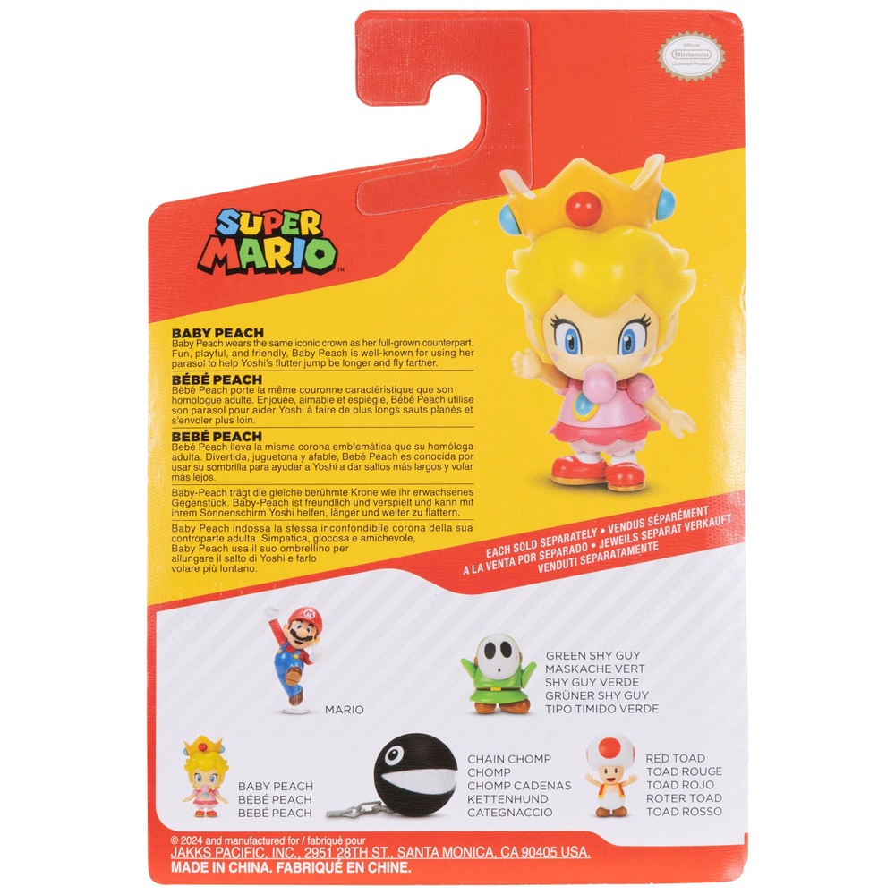 Nintendo Super Mario 6cm Baby Peach Figur