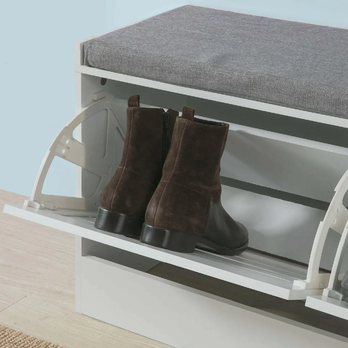 SoBuy FSR62-W Banc de Rangement à Chaussures